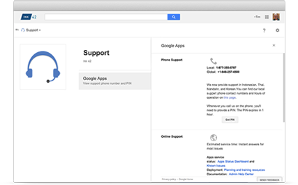 Google Apps Support